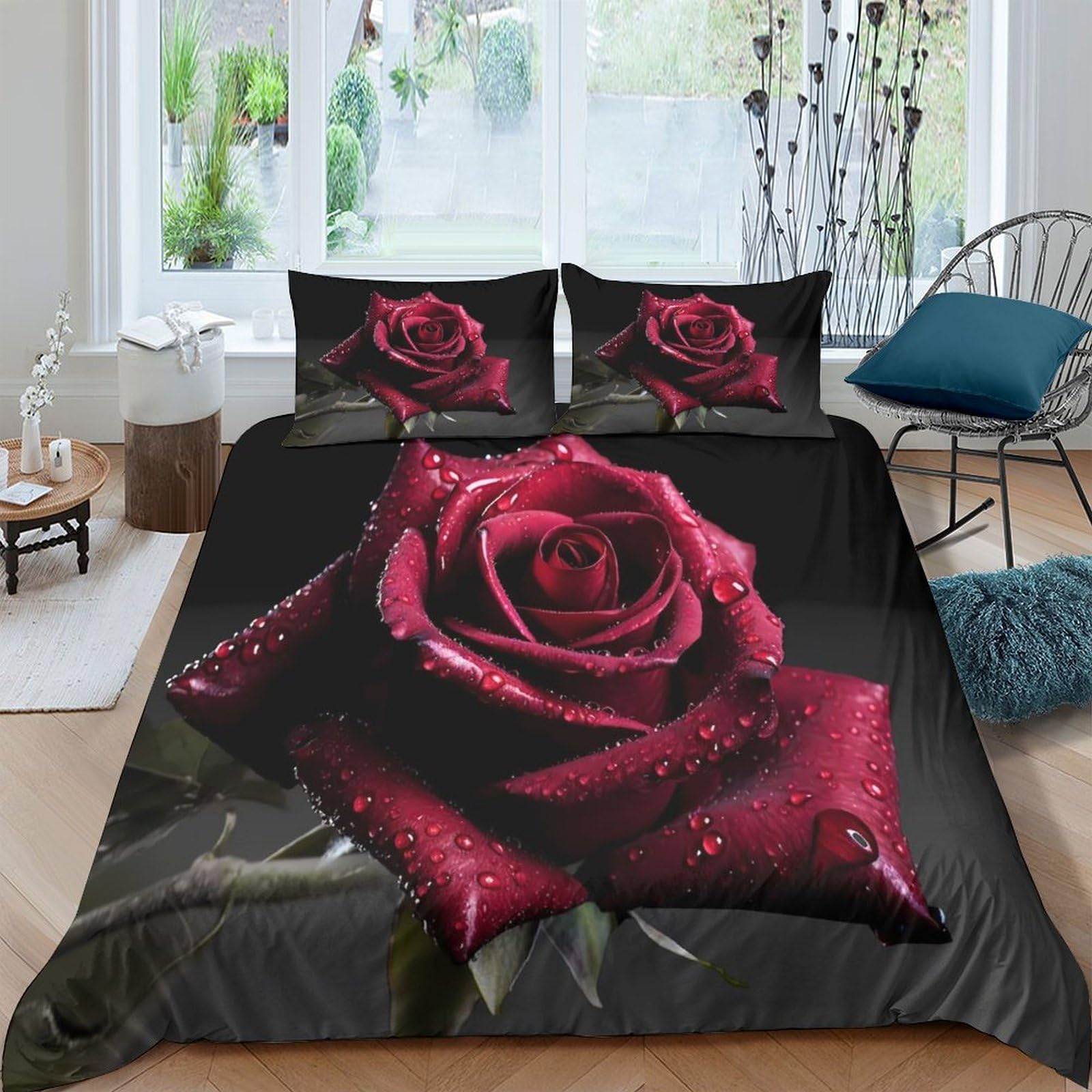 GPLZQXKJNH Galaxy Starry Sky Duvet Cover 3D Printed Microfiber Bedding Set with Hidden Zipper Closure and Fixed Ties for Bedroom Decor, Suitable for All Ages and Seasons Single（135x200cm）