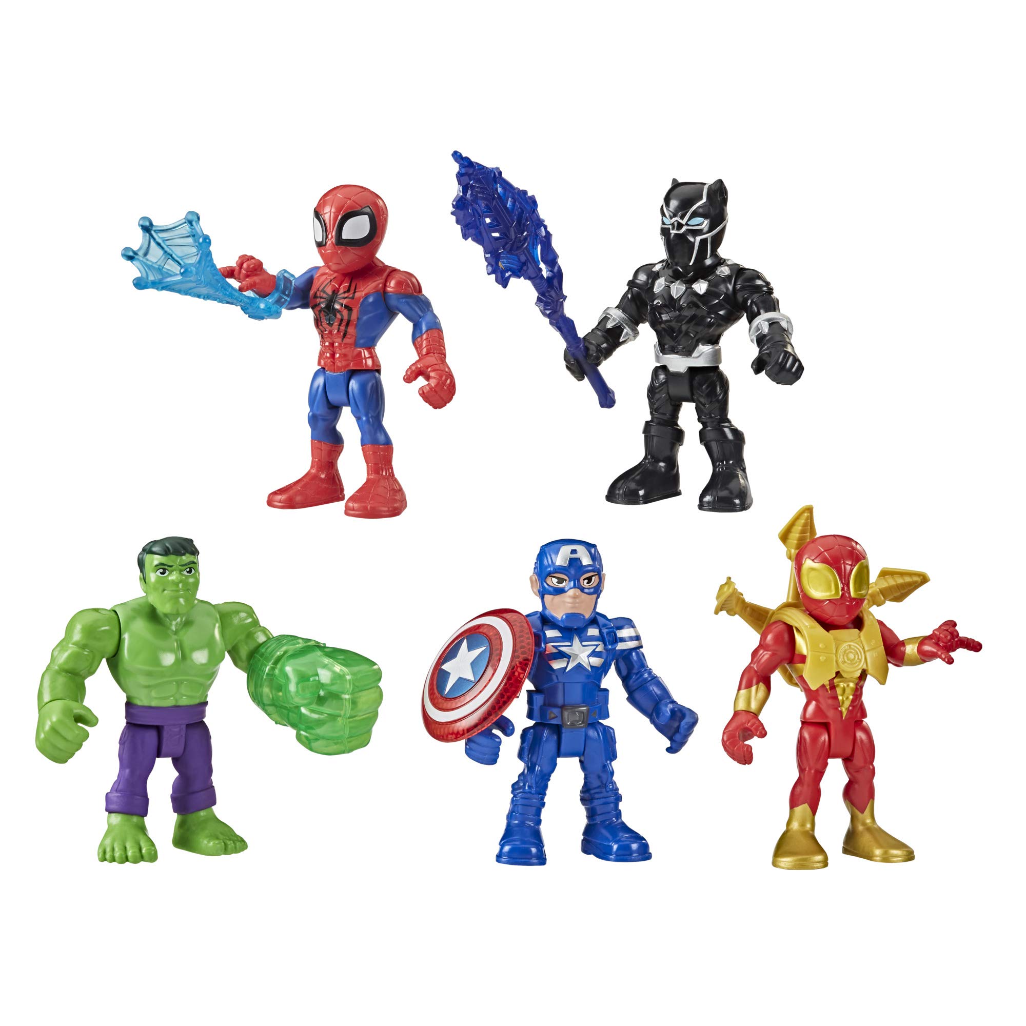 Buy Marvel Super Hero Adventures 5 Inch Action Figure 5 Pack Includes 