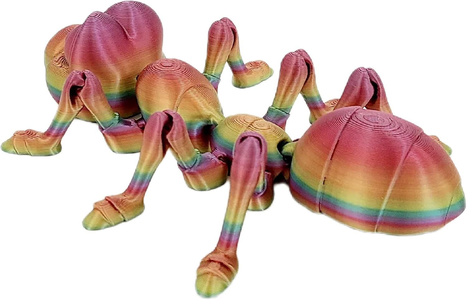 Flexible Articulated Fidget Toys (Rainbow, Ant)