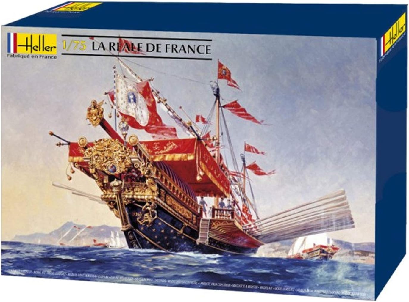 Heller La Reale De France Boat Model Building Kit