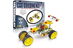 3 Bees & Me: STEM Construction Car Building Erector Toy Kit