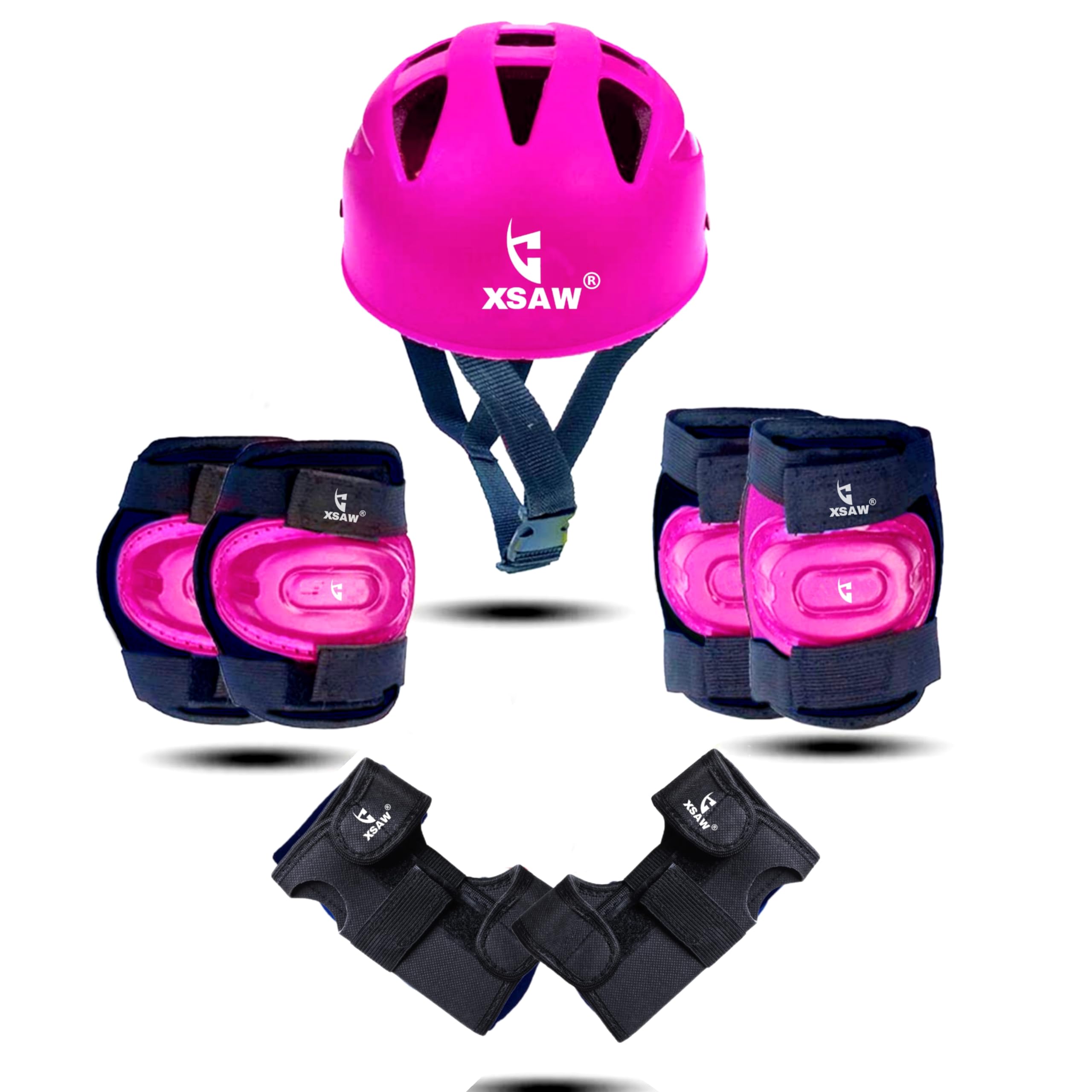 Skating Guard, Protective Skating Guard Kit Skate, Cycling Protection Set Multi Sport Gear for Children, Helmet Elbow Guards Knee Caps & Hand Gloves (B0D582XG52) Amazon Price History, Amazon Price Tracker