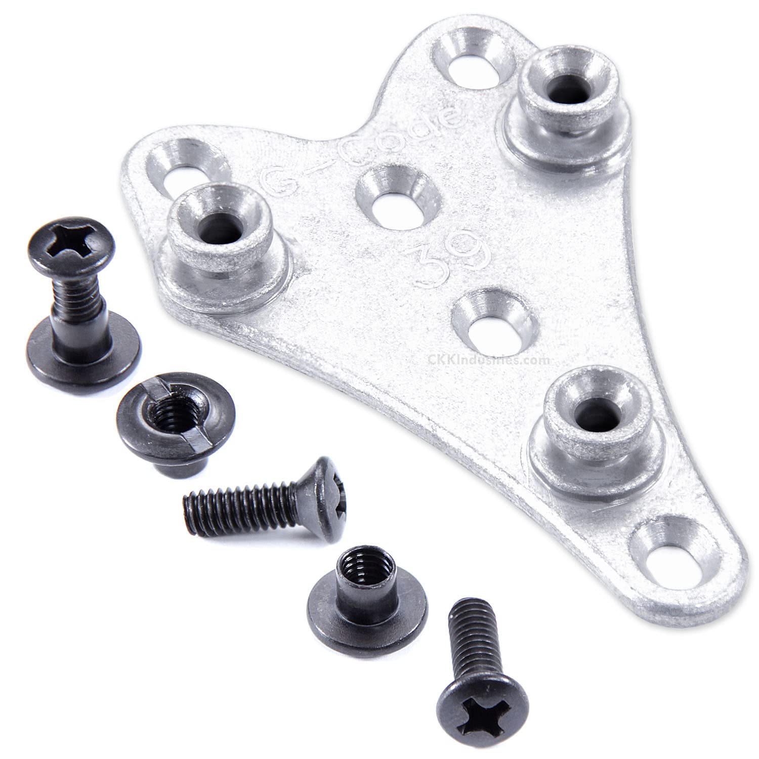 RTI 39 Hanger - Compatible with All GHS Series Holsters - (Brushed Aluminum) - (w/Mounting Hardware)