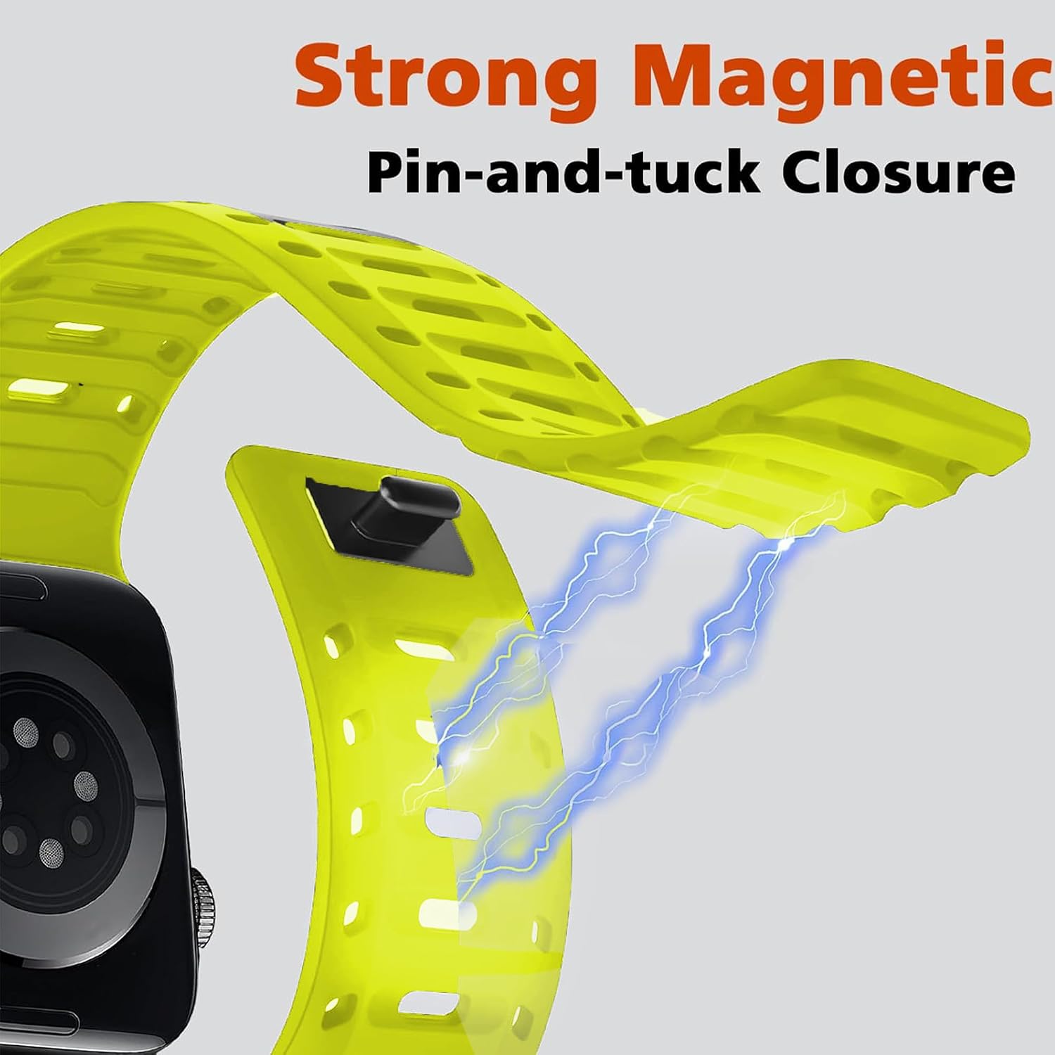 Lamshaw Compatible with WHOOP PEAK Bands with Case bands, New Sweat-Proof Sport Silicone, Breathable Unisex Strap Compatible with WHOOP 5.0 PEAK, LIFE MG, One, 4.0, 3.0