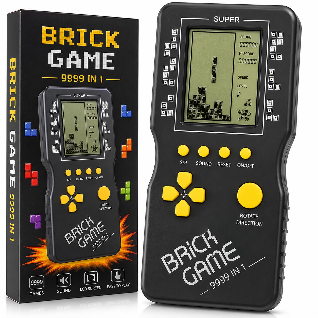 Brick Game Handheld Brick Game, Retro Game Console, Mini Game Console, Portable Game Console, LCD Game Console, Classic Video Game, Kids Gaming Toy, Pocket Game Player.-image-45