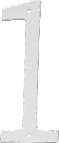 Montague Metal Products THN-10-1-W - Placa de aluminio para exteriores, tamaño mediano, color blanco