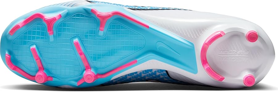 Nike Men's Zoom Superfly 9 Academy Fg/MG Football Boots, White