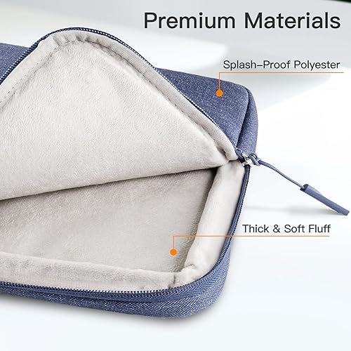 Vista 45 de JETech Funda para laptop para MacBook Pro de 16 pulgadas (M4, M3, M2, M1, 2019-2024), funda impermeable con bolsillo, compatible con portátiles