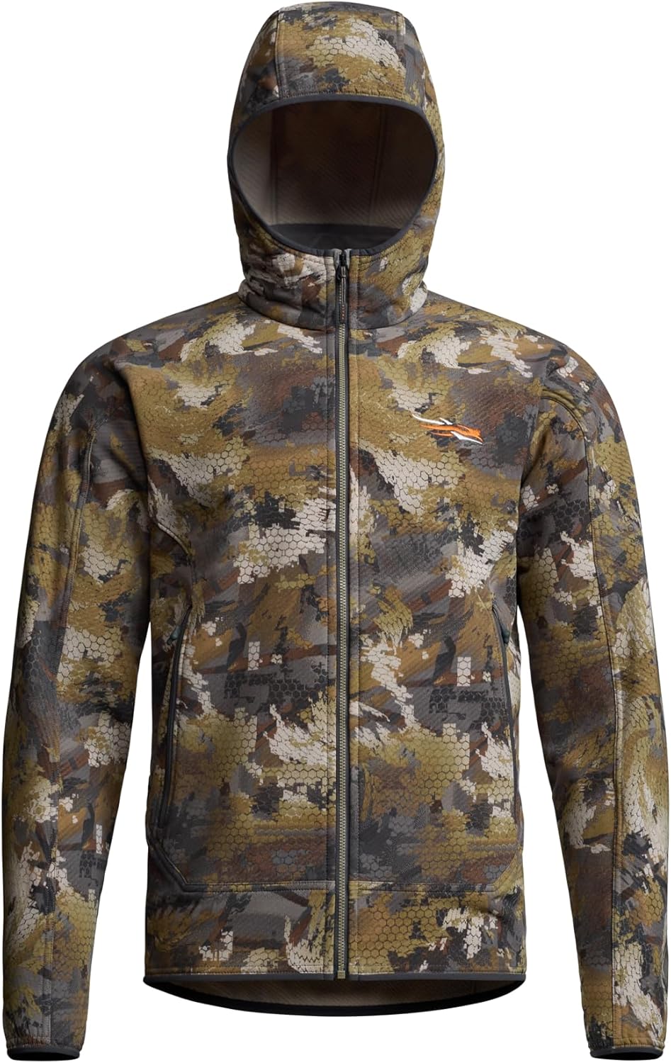 SITKA Alpha Fleece Hooded Waterproof Hunting Mens Jacket