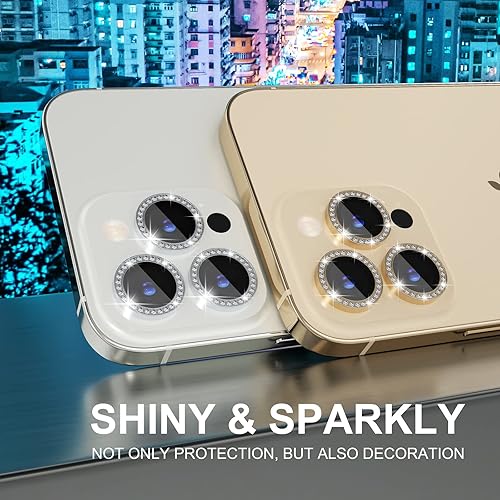 Miniatura 391 de Choiche Protector de lente de cámara compatible con iPhone 14 Pro/iPhone 14 Pro Max, protector de pantalla de vidrio templado 9H, accesorios