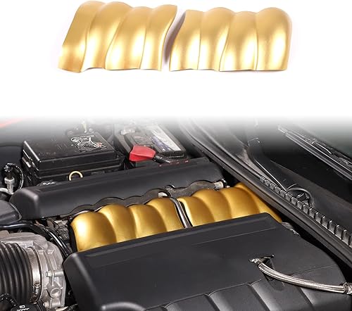Miniatura 9 de LLKUANG Kit de moldeo de cubierta de colector de admisión de automóvil compatible con Chevrolet Corvette C6 2005-2013, accesorios de decoración de