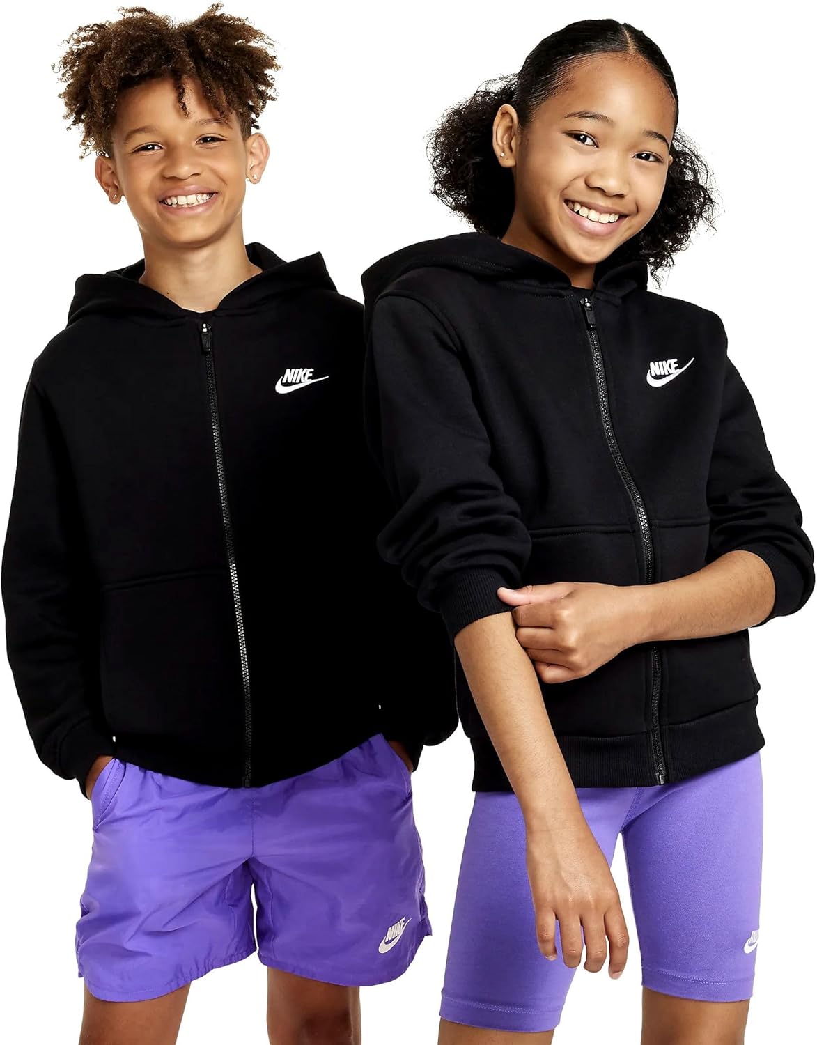 Nike Boy’s NSW Club Fleece LBR Full Zip Hoodie (Little Kids/Big Kids)