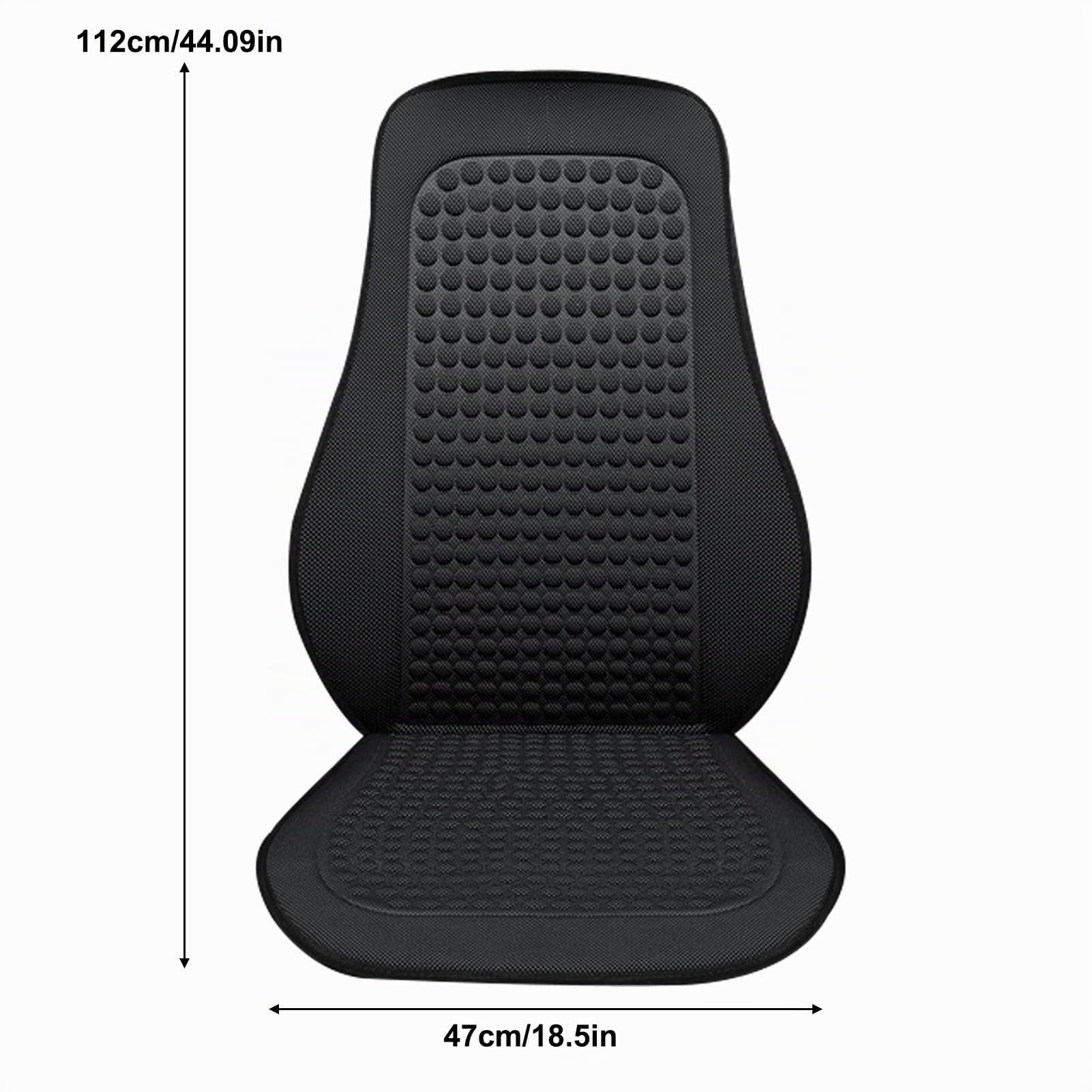 Cojín de Asiento de refrigeración, Fundas de Asiento de refrigeración para Coche, de Asiento ventilada, Suave y ventilada, cojín de enfriamiento Transpirable para Asiento Delantero para Coches,