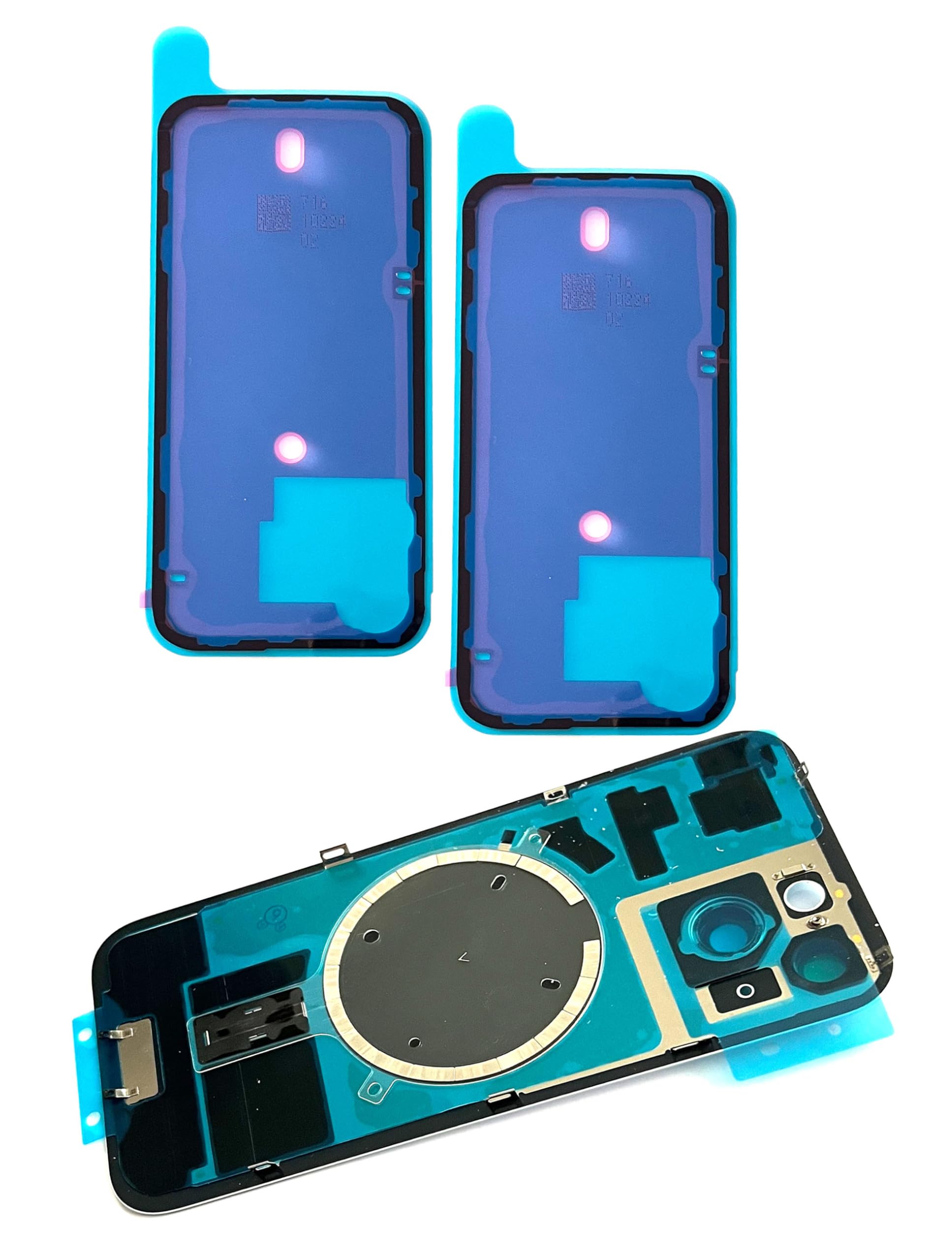 Cover posteriore blu imitazione iP15 Pro per iPhone 11