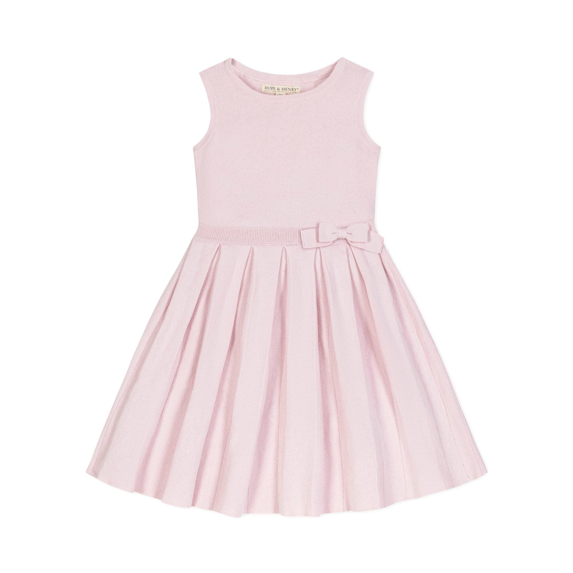 Hope &amp; Henry Girls' Milano Tipped Sweater Dress
