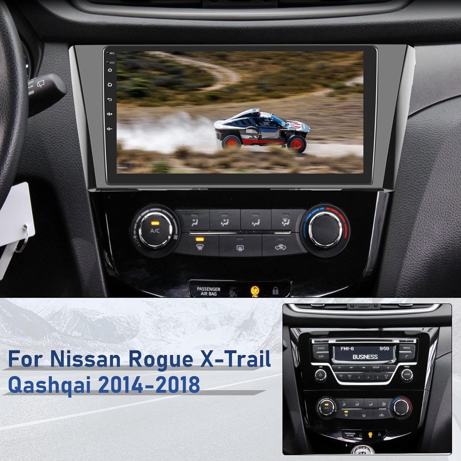 Nissan Qashqai J11 Autoradio 2G 32G Autoradio Andro Produktbild-Vorschau 9