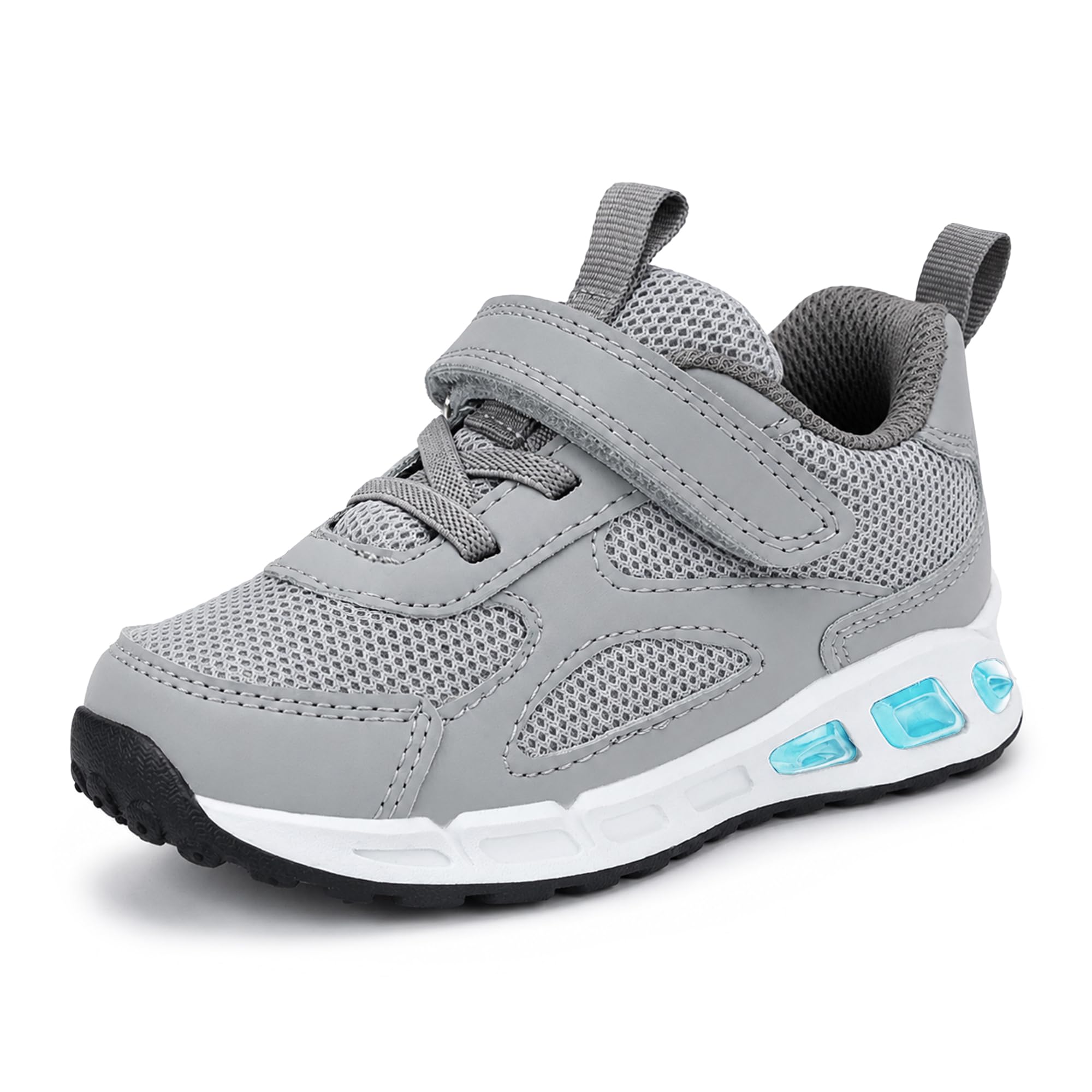 AMZZPIK Scarpe da tennis per bambini con luci a LED, per ragazzi e ragazze