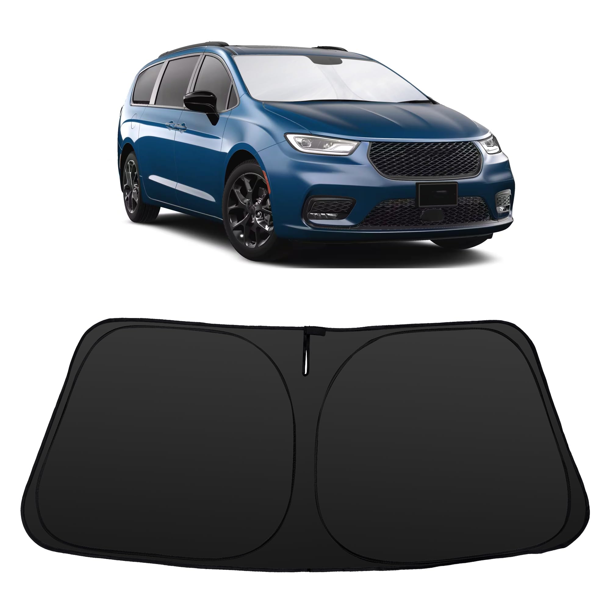 Windshield Sun Shade for 2017 2018 2019-2026 Pacifica Minivan Chrysler