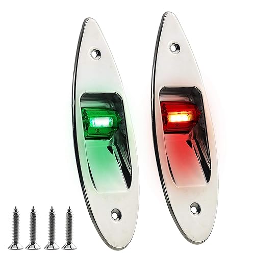 IZTOSS 12V Boat LED Navigation Lights Marine Boat Lights Waterproof