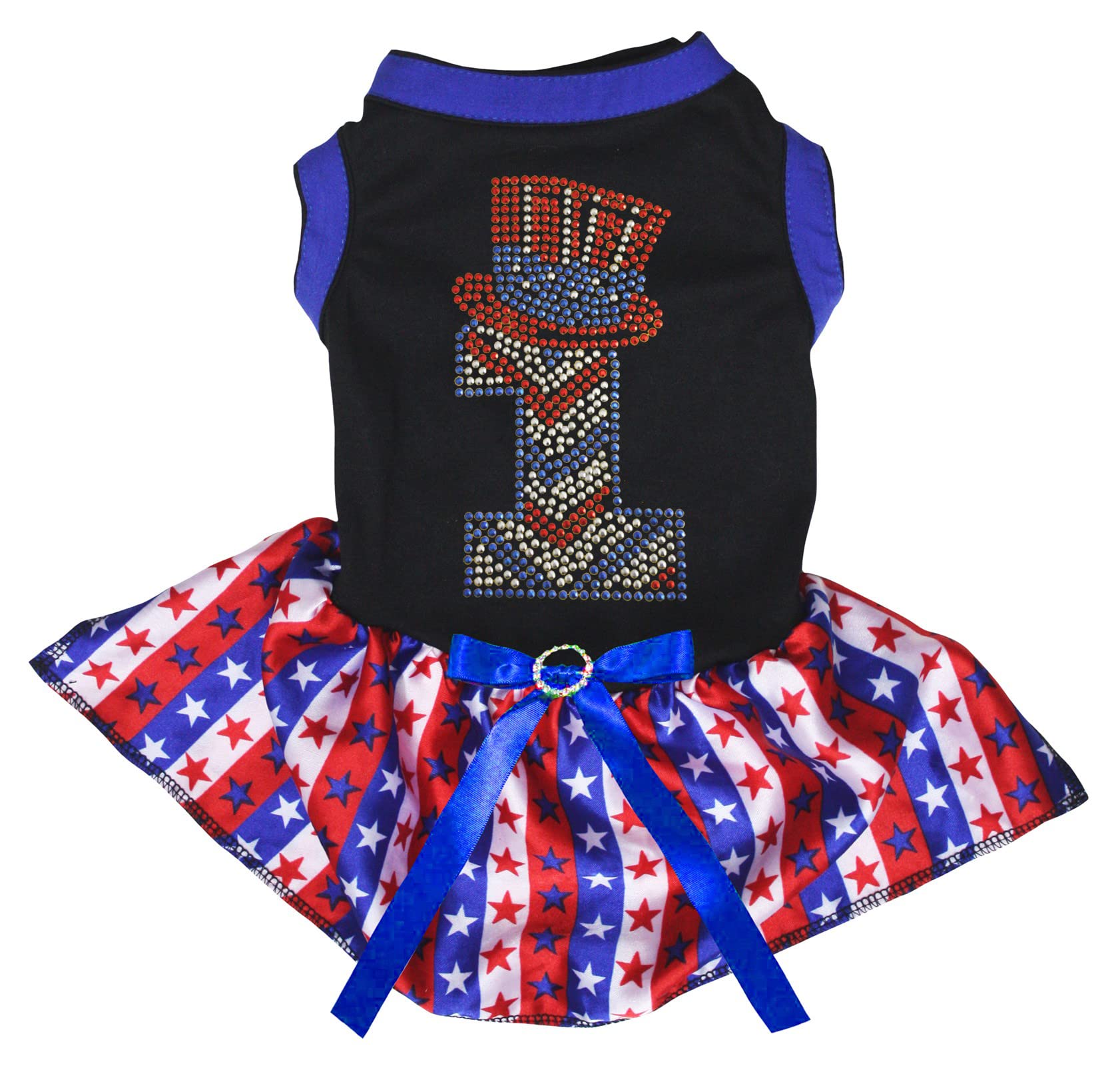 Robe pour chiot étoiles USA vêtement confortable grand chien XXL