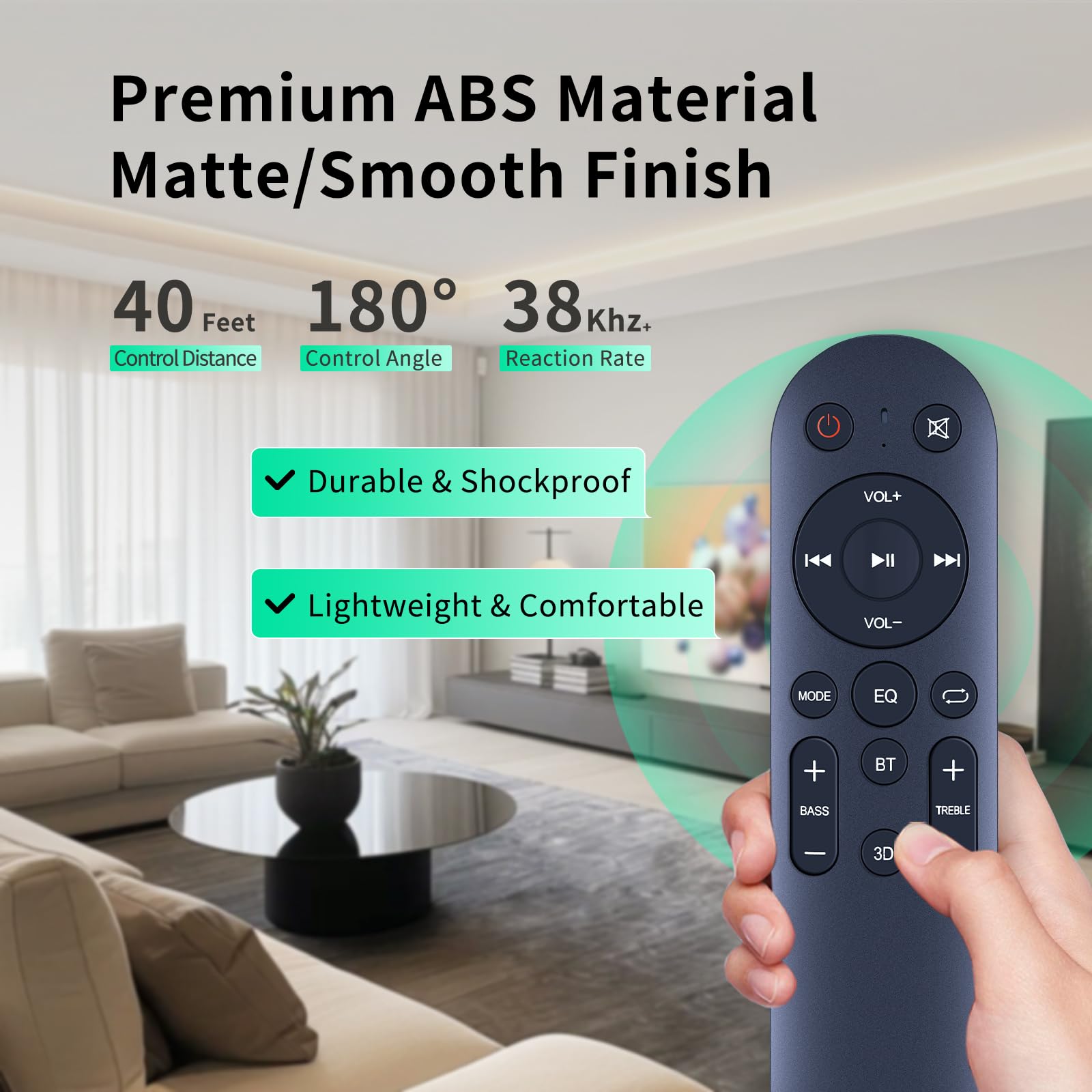 Telecomando di ricambio per Soundbar Raineverry 5.1 Soundbar con Dolby Audio