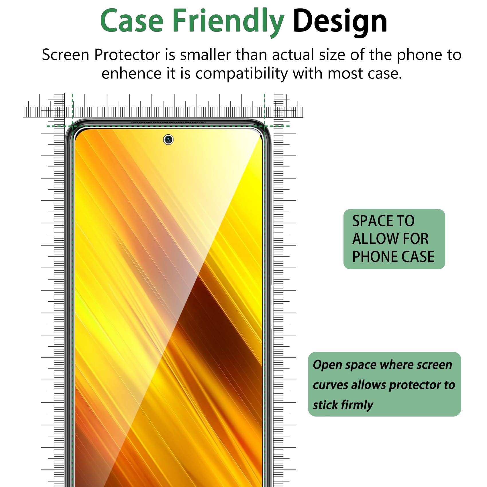 Protector LCD X3 NFC Protector De Pantalla De Vidrio Templado Para Xiaomi Poco X3 / X3 NFC | Cristal Transparente | Protección Total Pixel 8 A Funda