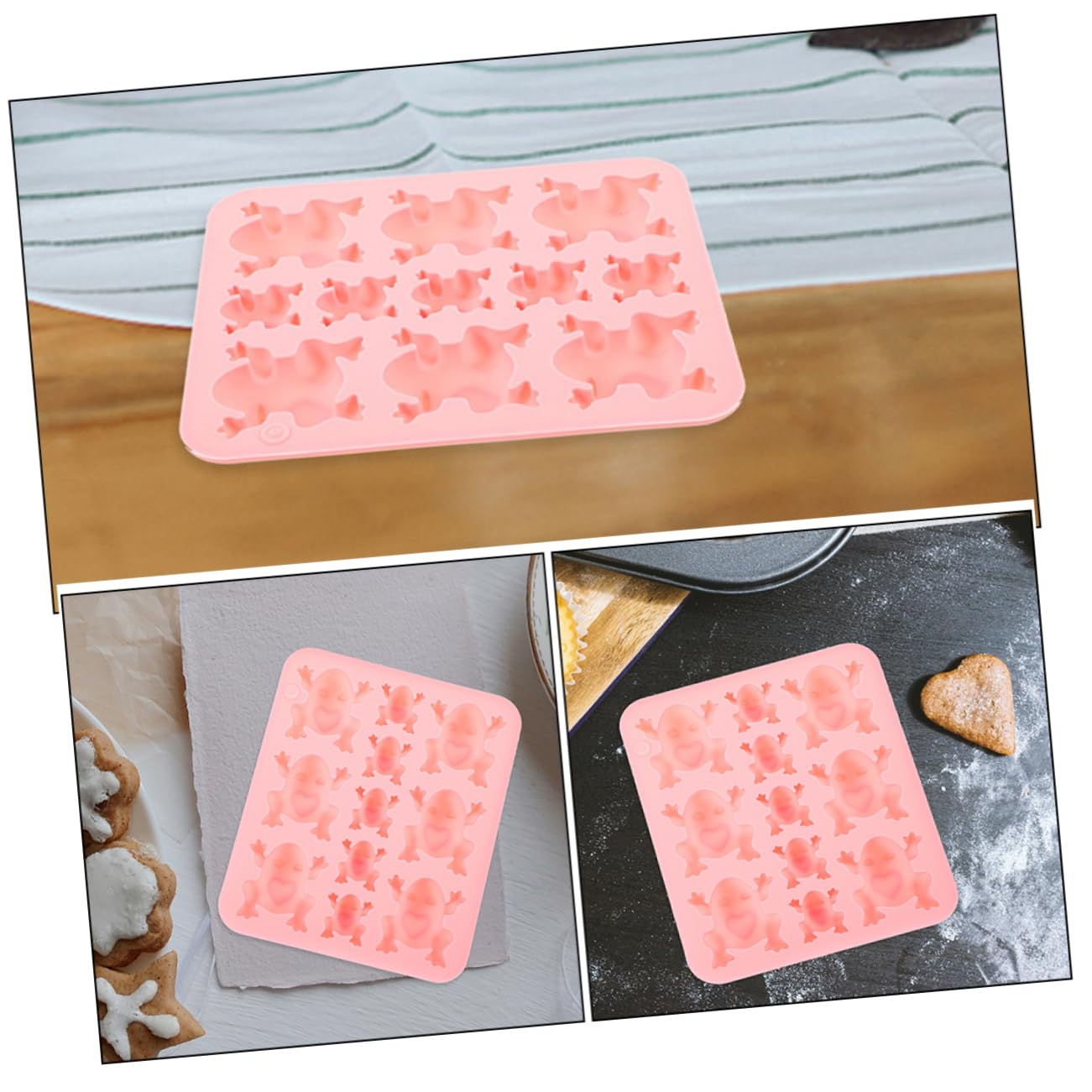 SEWACC 8pièces Moule Pour Chocolat Forme De Pour Création De Et Desserts Pâtisserie