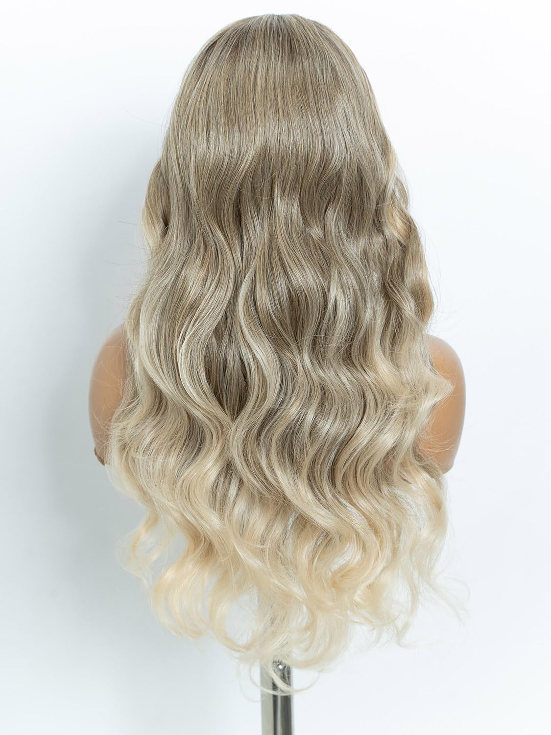 Joedir Long Body Wave Headband Wig Wear To Go Synthetic Wig for Women Natural Looking Glueless Wig for Daily Wear Ombre Blonde - Image 4