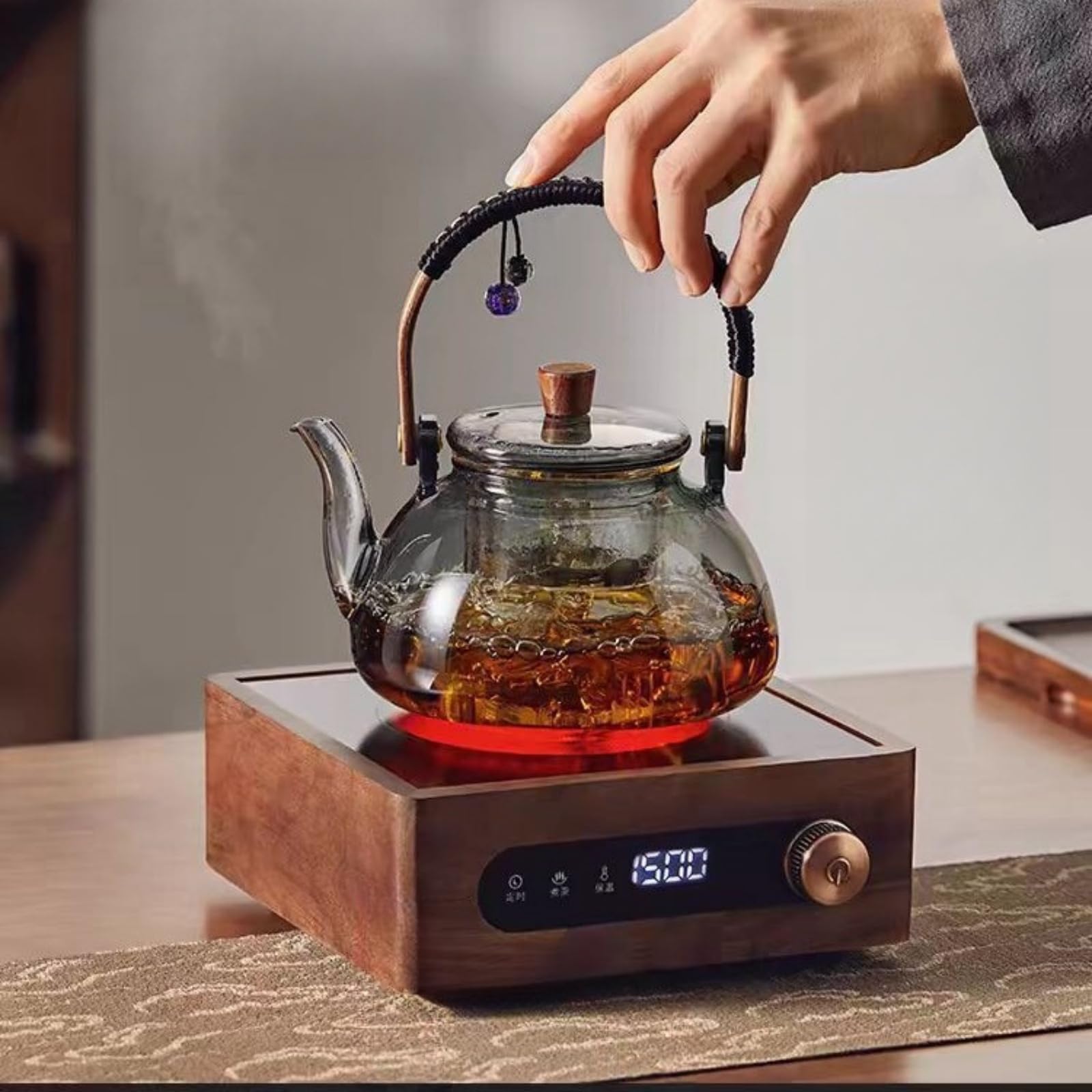 Amazon | Deerou木製機能性健康ポット ヘルスポット多機能電気煎じ