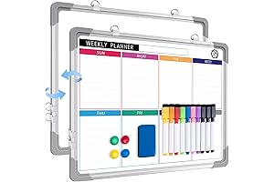 ARCOBIS Weekly Dry Erase Board for Wall