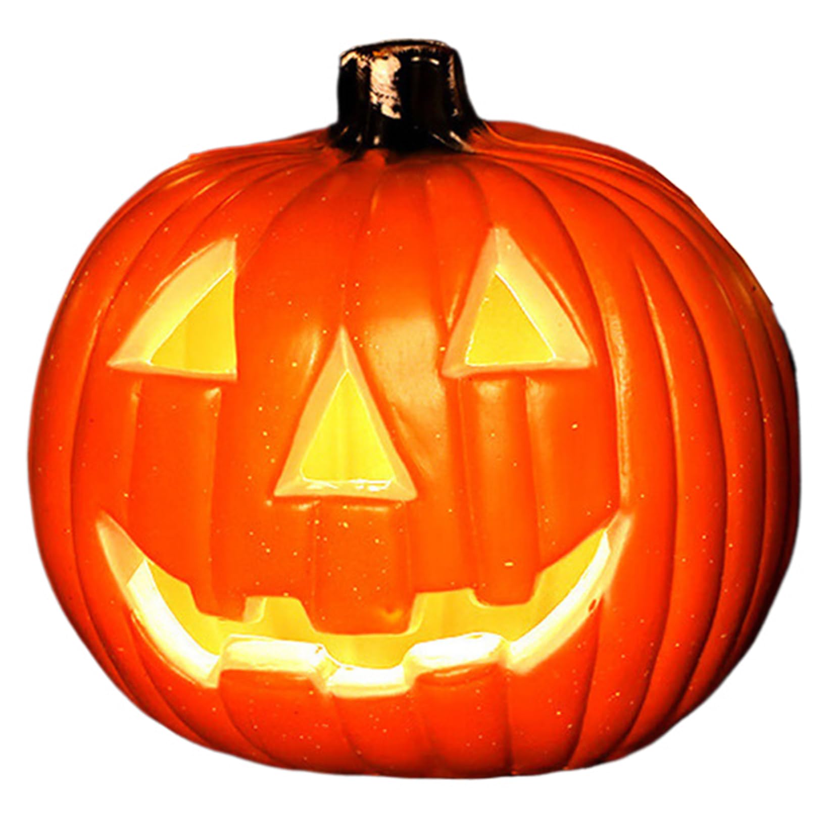 Striegro Halloween Pumpkin Lights, 8'' Battery Powered, Orange..