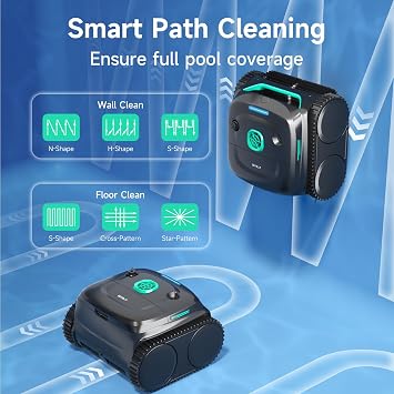 Wybot C2 Cordless Pool Vacuum for Inground Pools, Pool Cleaner Robot