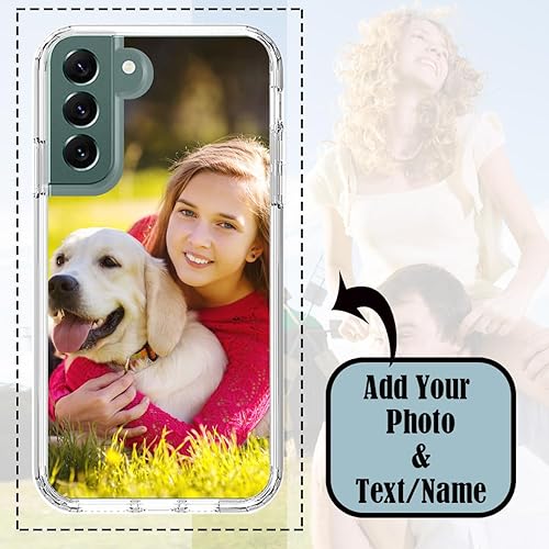 Vista 135 de Funda transparente 3 en 1 diseñada para teléfono Galaxy S21, Plus/Ultra/FE 5G Samsung, capas protectoras híbridas [protector de pantalla] Borrar 05