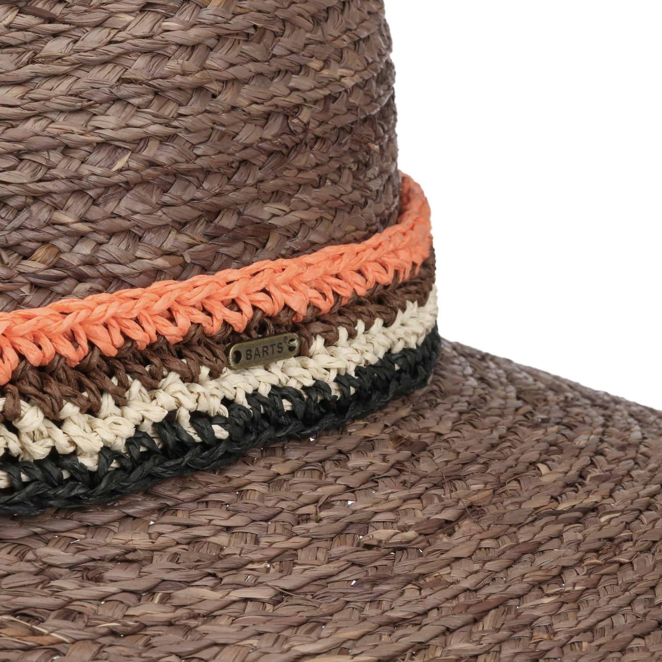 Barts Dawoor Sombrero de paja de rafia Sombrero de verano Sombrero de playa para hombre y mujer - con forro Primavera-Verano Primavera Verano