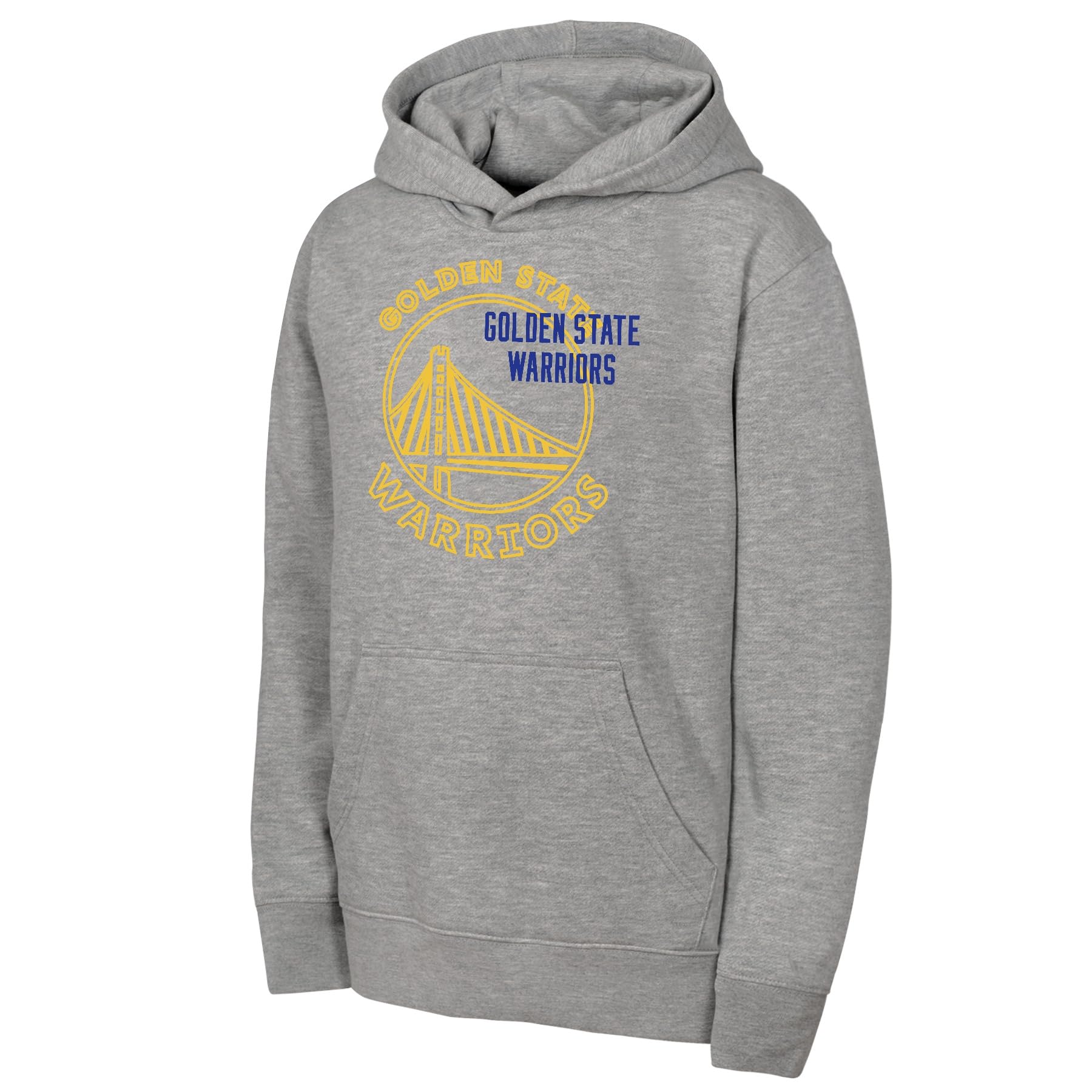 NBA Golden State Warriors Heather Grey Fleece Hoodie