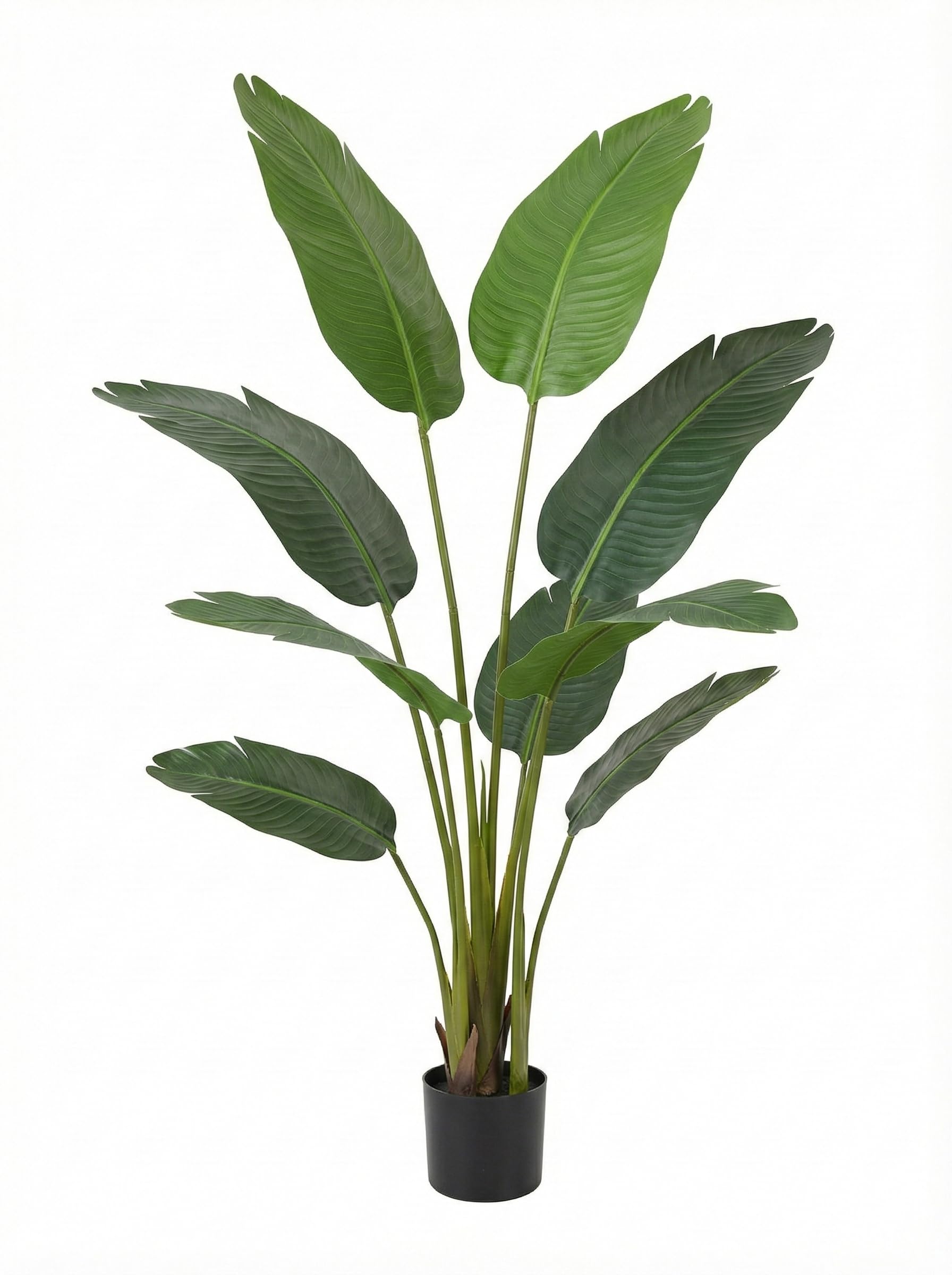 Ave del Paraíso Artificial 120 cm | Strelitzia Tropical Realista para Decoración de Hogar y Oficina | Planta Artificial Elegante y Decorativa