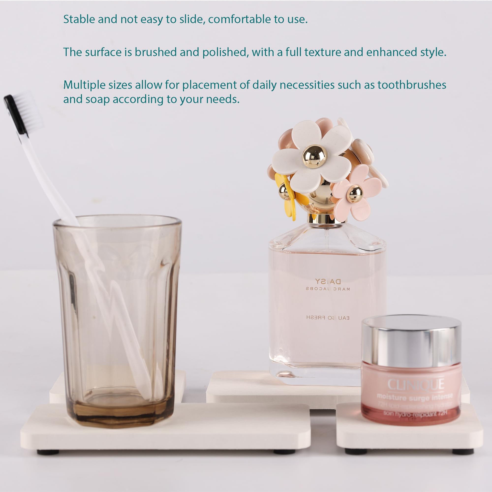 SeaTeak Wooden Dishes & Cup Holder, 19.3/4