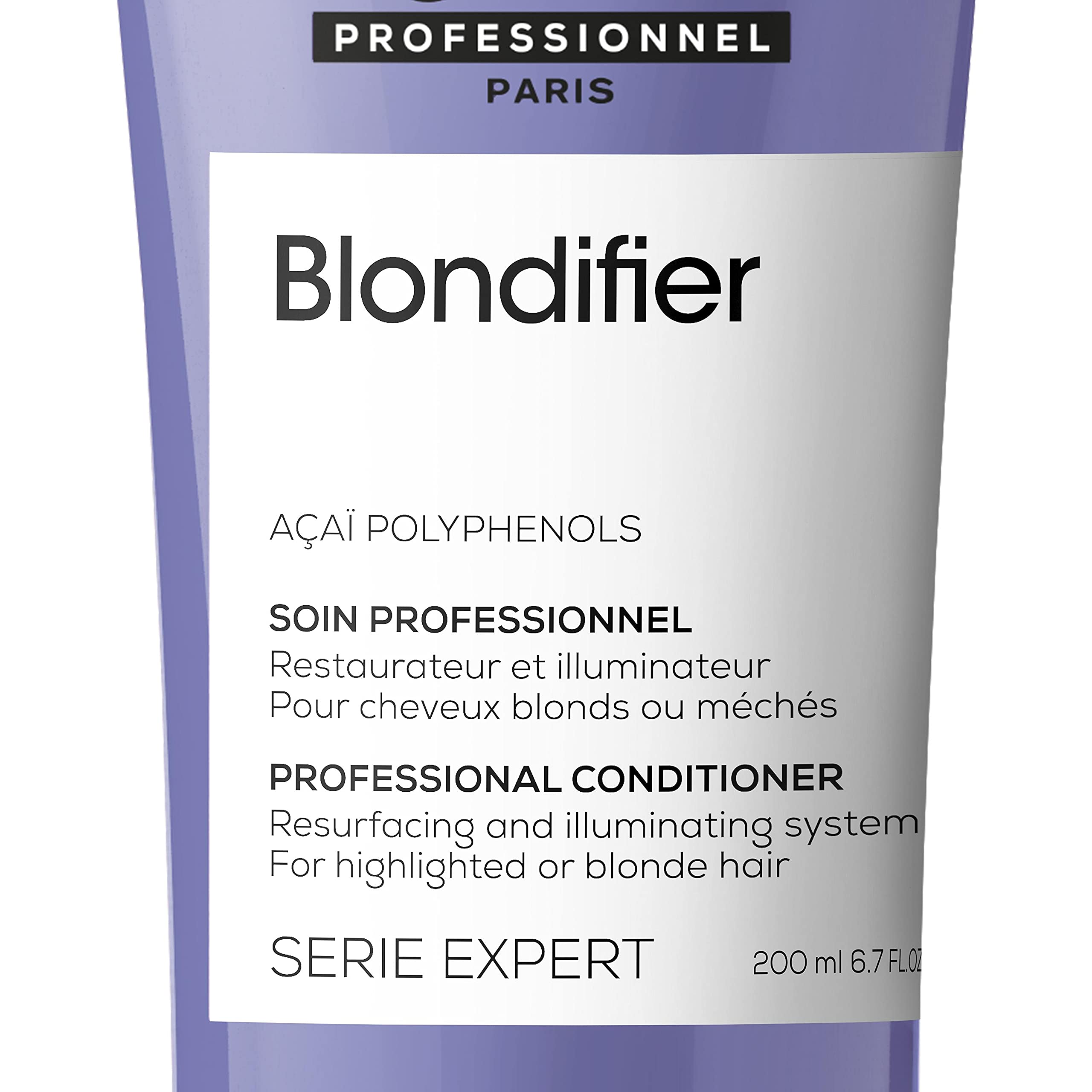 L'Oréal Professionnel Paris | Balsamo professionale per capelli biondi Blondifier Serie Expert, Formula ricostituente e illuminante, 200 ml