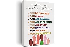 Inspiring Hate Has No Home Here Canvas Wall Art