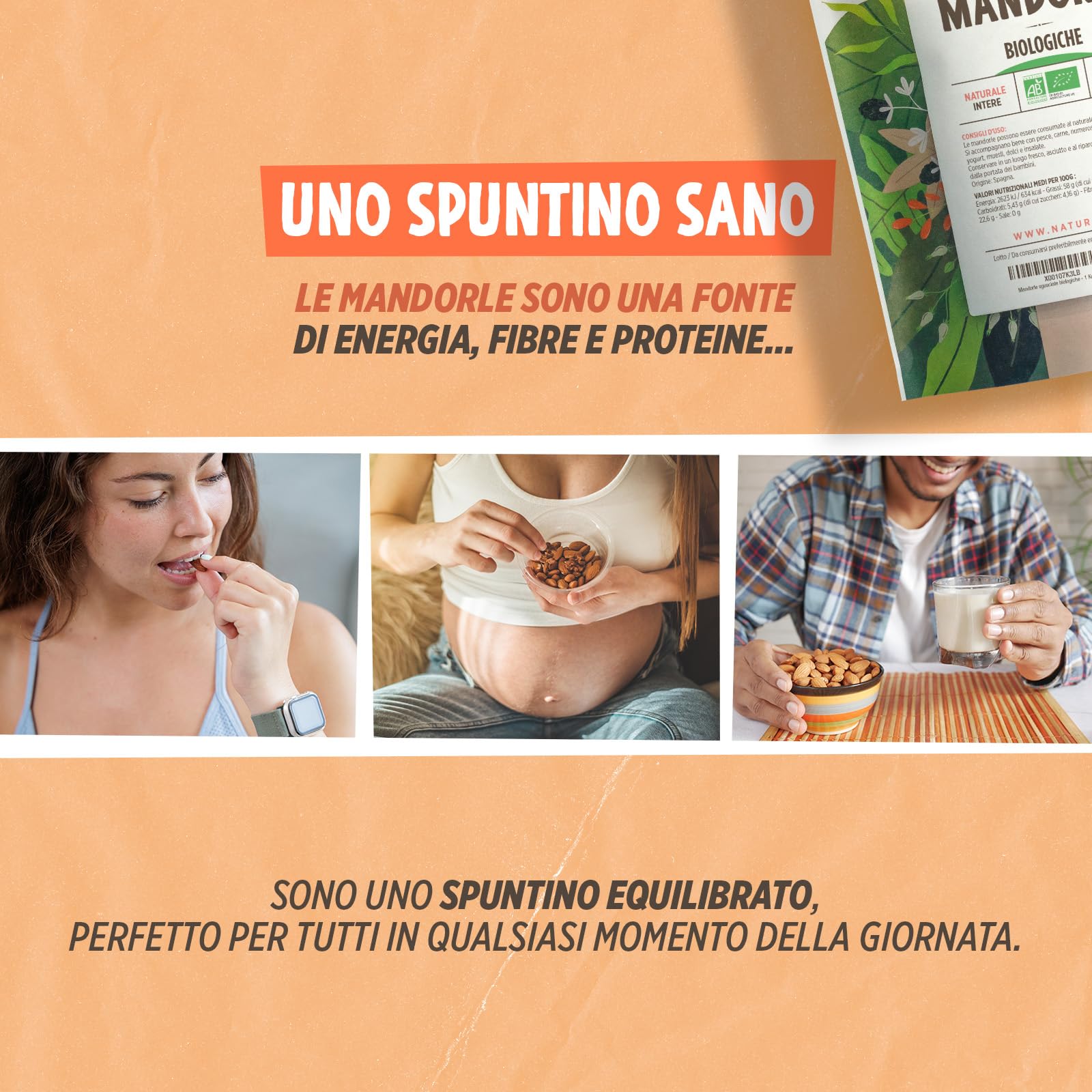 Mandorle Sgusciate Bio -1 kg