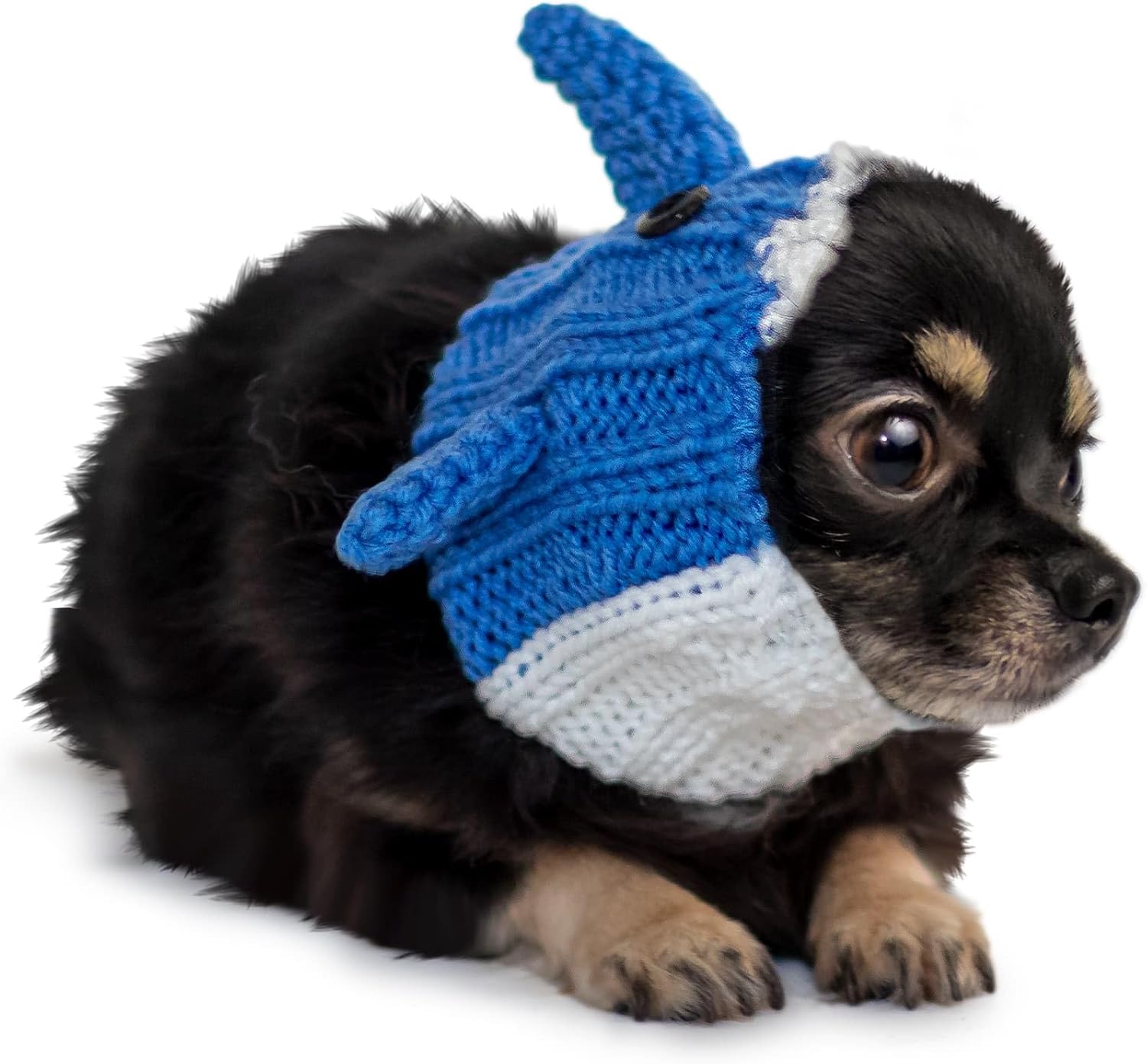 Zoo Snoods Baby Shark Costume – Warm Knit Dog Snood Wrap for Pets, Neck Ear Cover Protection, Halloween Winter (Small) Zoo Snoods Baby Shark Costume – Warm Knit Dog Snood Wrap for Pets, Neck Ear Cover Protection, Halloween Winter (Small)