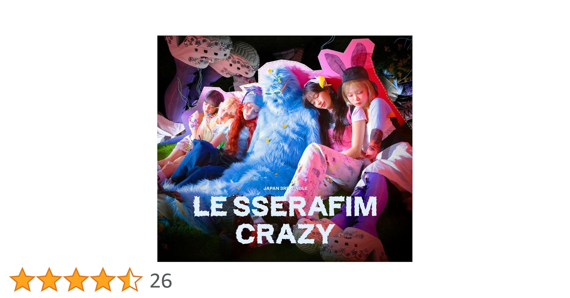 Amazon.co.jp: LE SSERAFIM : 【Amazon.co.jp限定】CRAZY(初回限定盤A