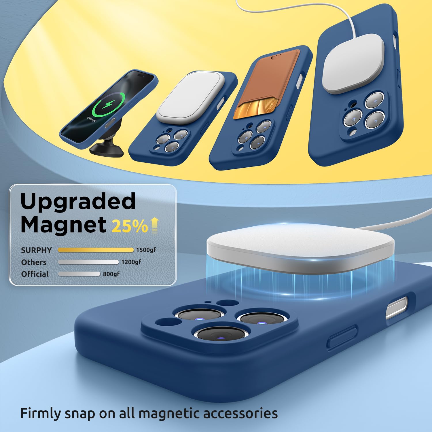 SURPHY Magnetic Design for iPhone 16 Pro Case - Image 3