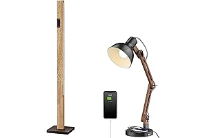 Flux Feel: Carve Your Space with ELYONA's Artistic Wood Floor Lamp