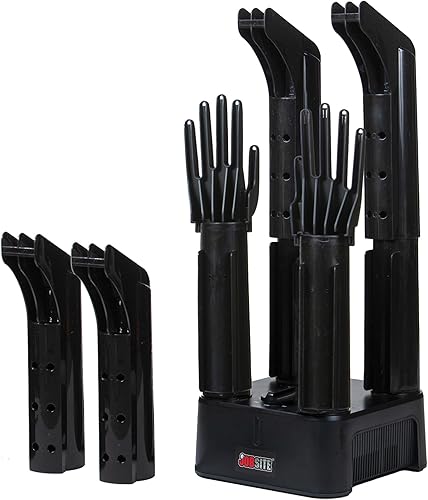 JobSite Mighty Dry - Kit de secadora de botas - Incluye accesorios altos para botas y guantes, ventilador de calor de secado rápido y temporizador