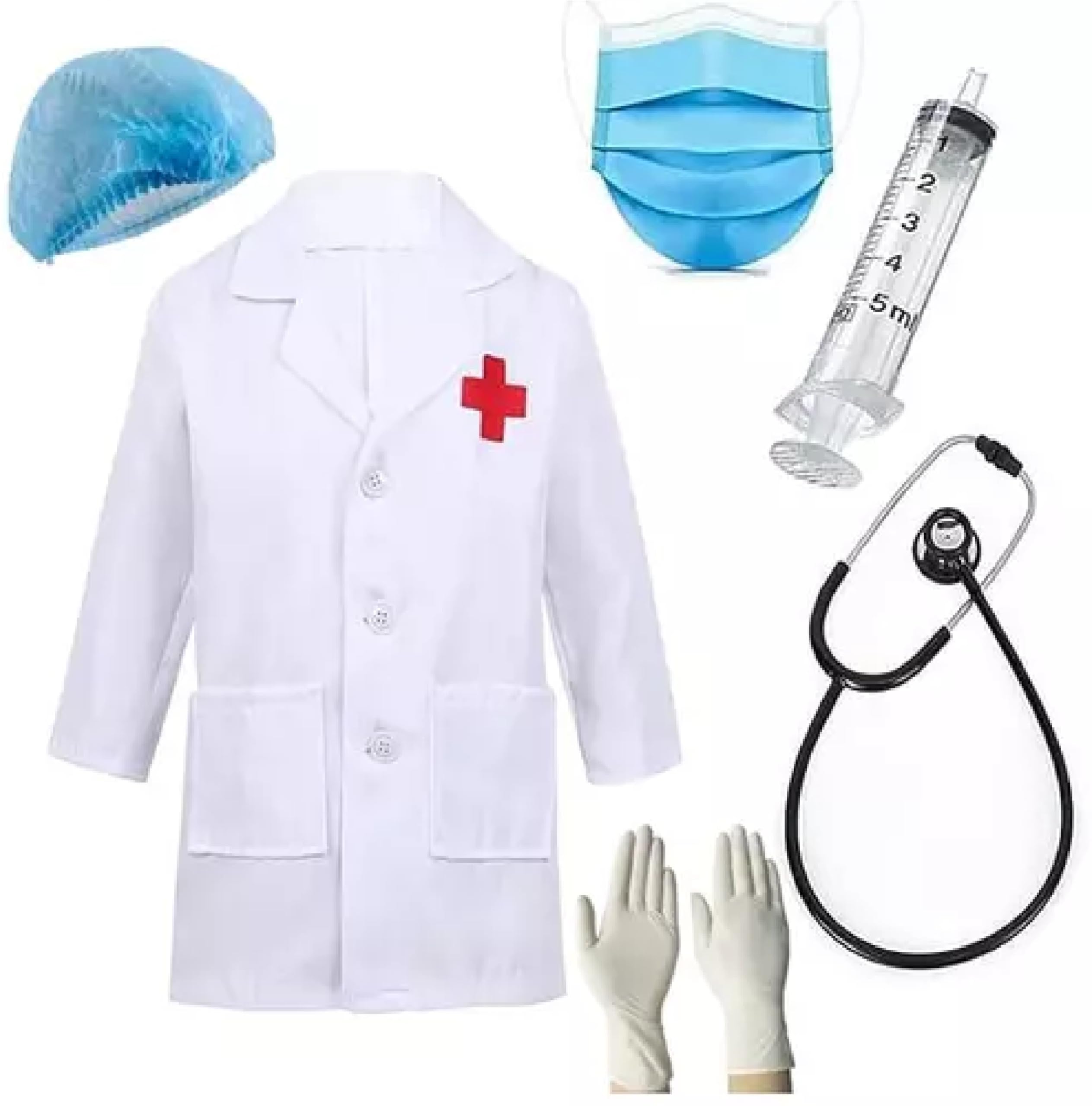 See full amazon price history chart for Fancy dress factory Doctor Kit for Kids (Doctor Coat, Stethoscope, Injections, Gloves & Surgical Cap) (2-3 Years) Fancy dress factory Doctor Kit for Kids (Doctor Coat, Stethoscope, Injections, Gloves & Surgical Cap) (2-3 Years) (B0D6KFBM29) Amazon Price History, Amazon Price Tracker