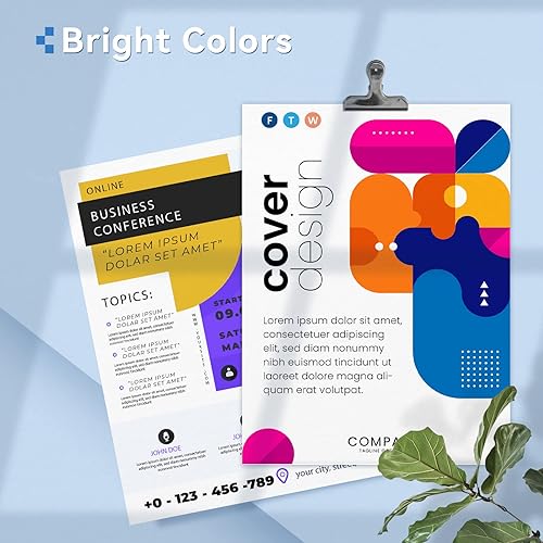 Miniatura 5 de Cartucho de tinta HP 67 de alto rendimiento para cartuchos de tinta HP 67, paquete combinado de color negro para impresora HP Envy 6055e 6455e 6052