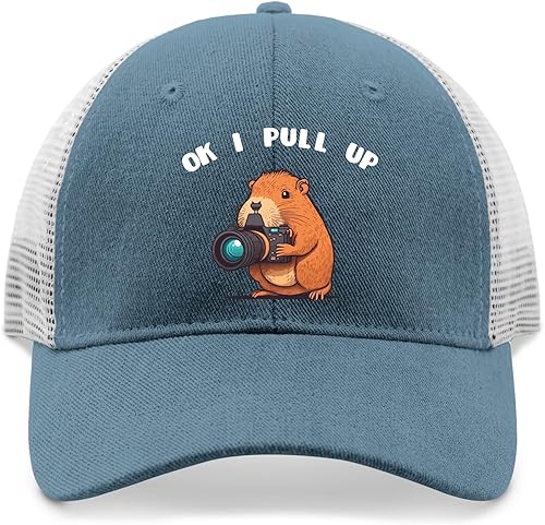 Miniatura 9 de devor Cap Ok I Pull Up Dad Hat, Graphic Hats for Men