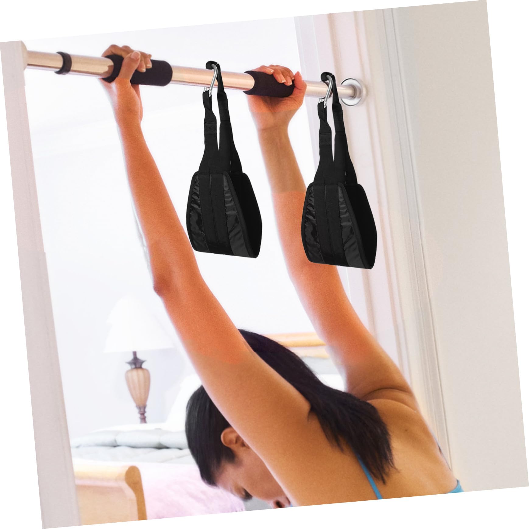 NOLITOY Correas de Entrenamiento Abdominal para Barra de Dominadas Soporte Resistente de Oxford y Poliéster Correas Multifuncionales para Ejercicios de Abdominales y Entrenamiento de