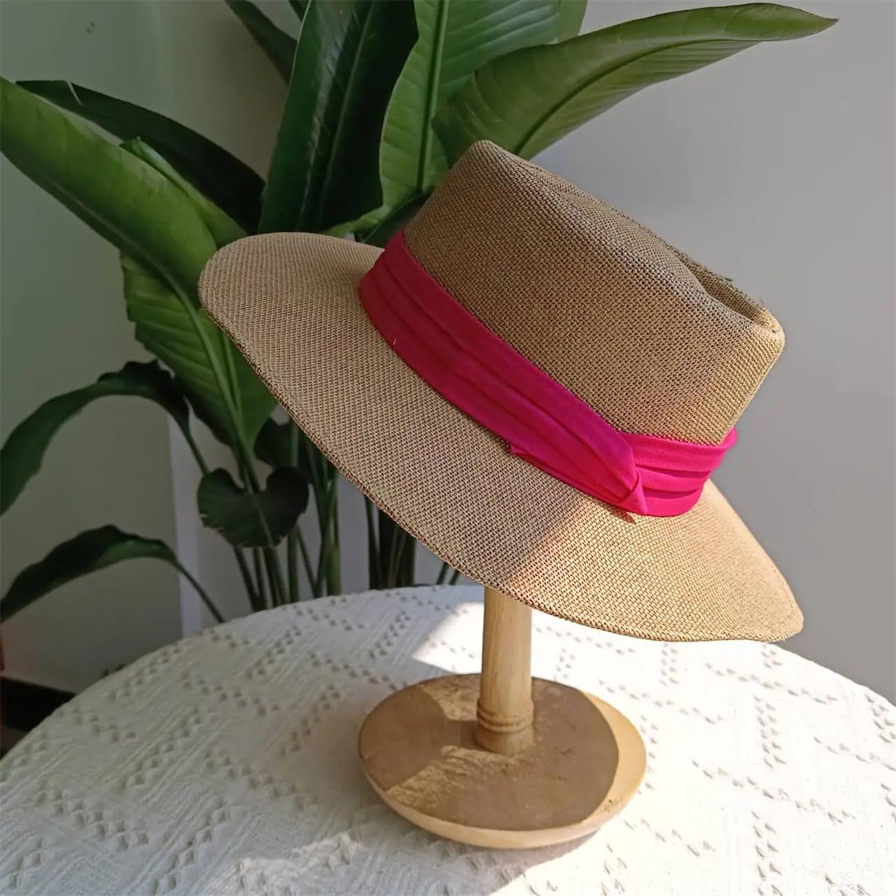 Cappelli per donna Estate Cappello di paglia Viaggi Outdoor Hollow Flat Top Francese Sombrero Cappello di paglia